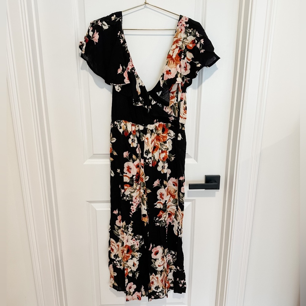 Floral Gaucho Jumpsuit